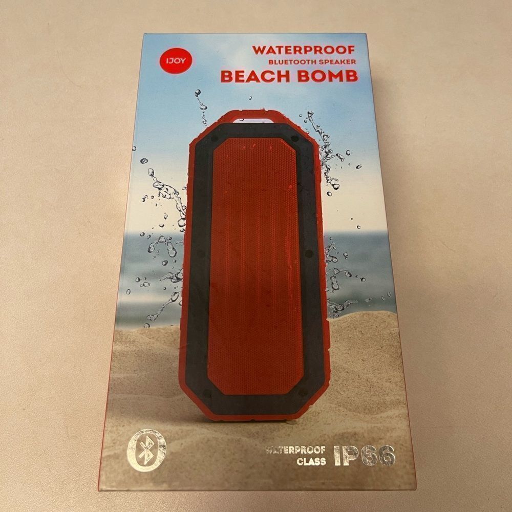 iJoy Beach Bomb - Red Bluetooth speaker